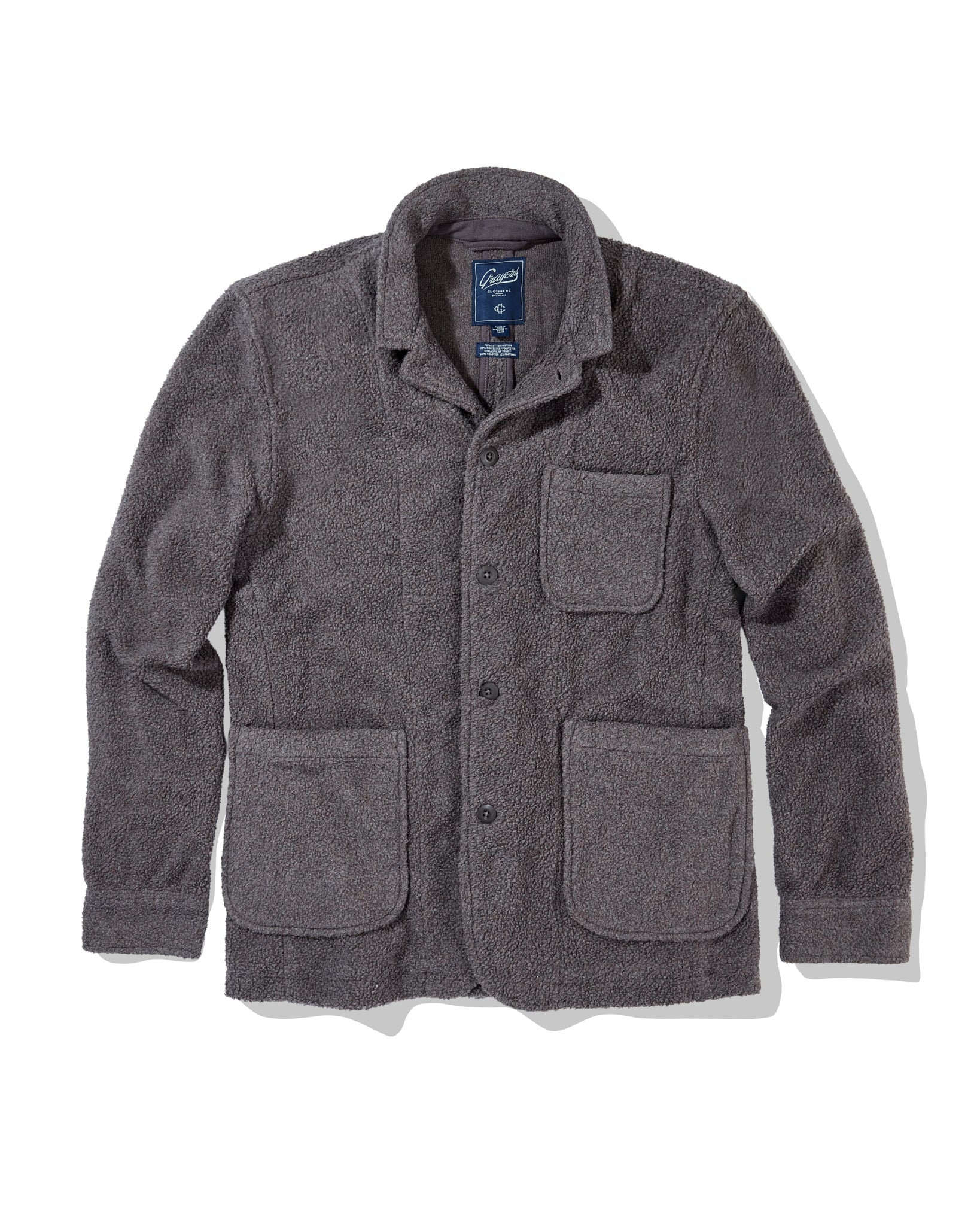 New Albemarle Fleece Blazer - Chocolate Plum
