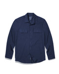 Momo Sueded Jersey Work Shirt - Navy