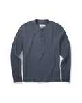 Brawny Waffle Henley - Battleship Gray