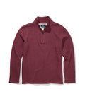 Harrison Double Knit 1/4 Zip - Brandy