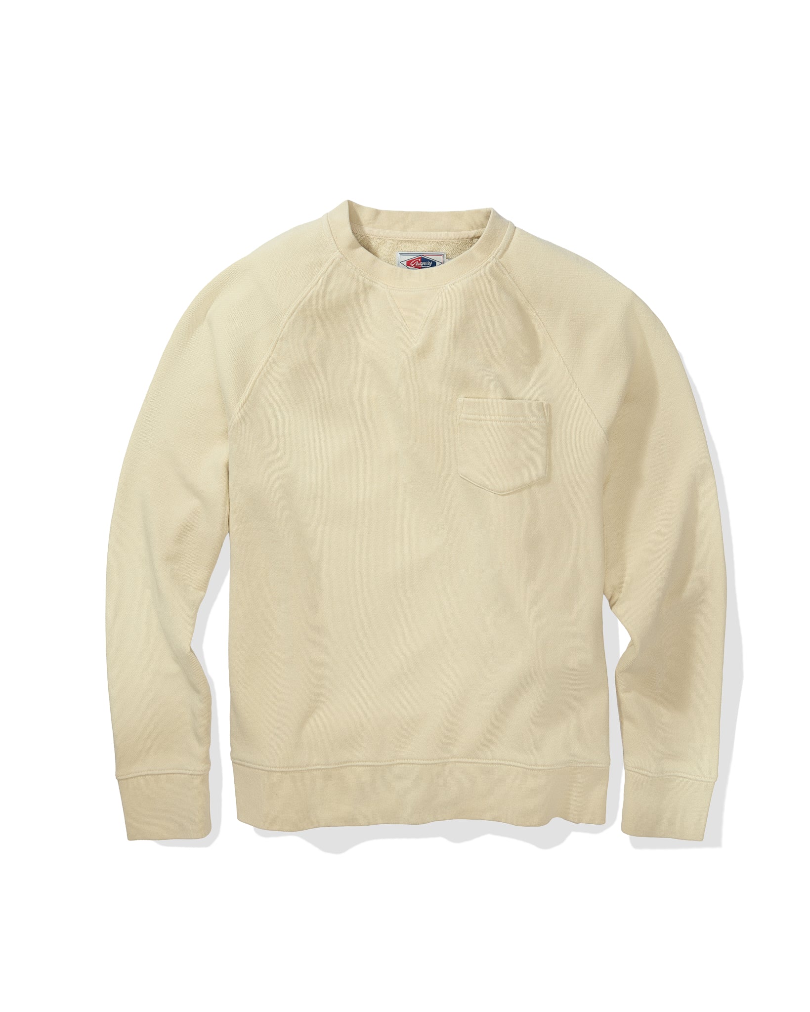 Sunfaded Terry Crew - Vaporous Gray