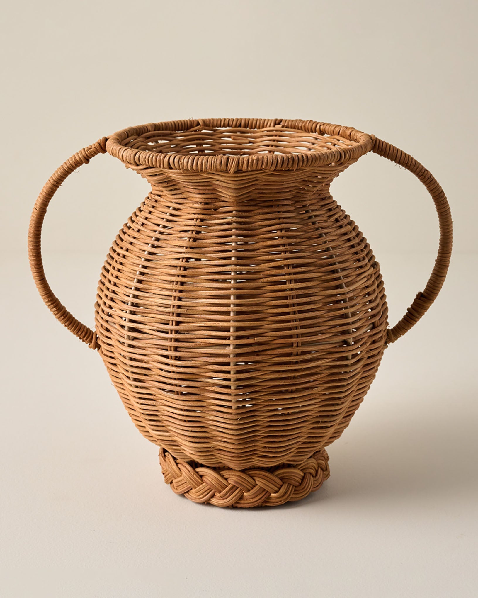 Mabel Rattan Vase