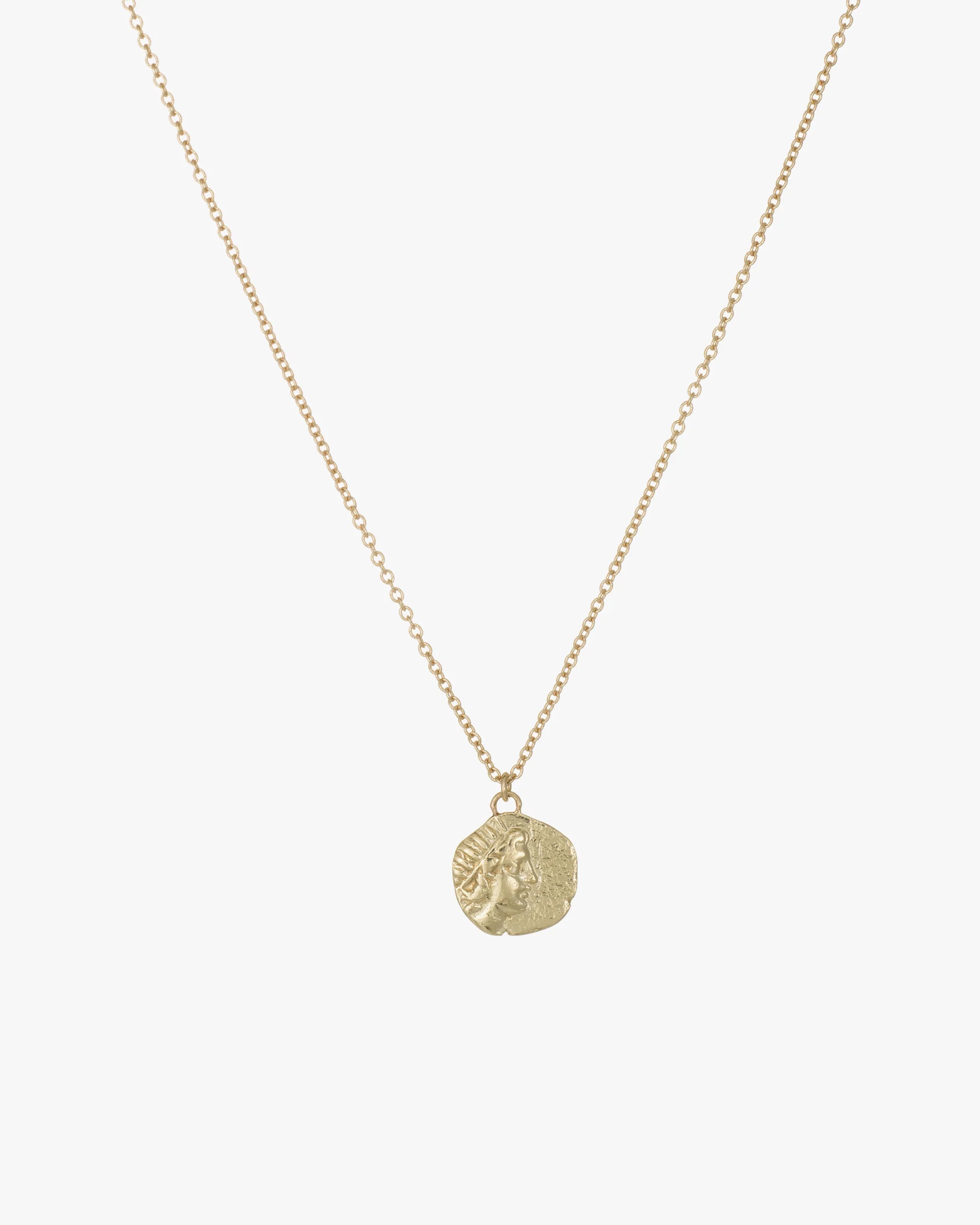 Helios & Rose Coin Pendant