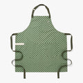 Kale Green Check Essential Apron