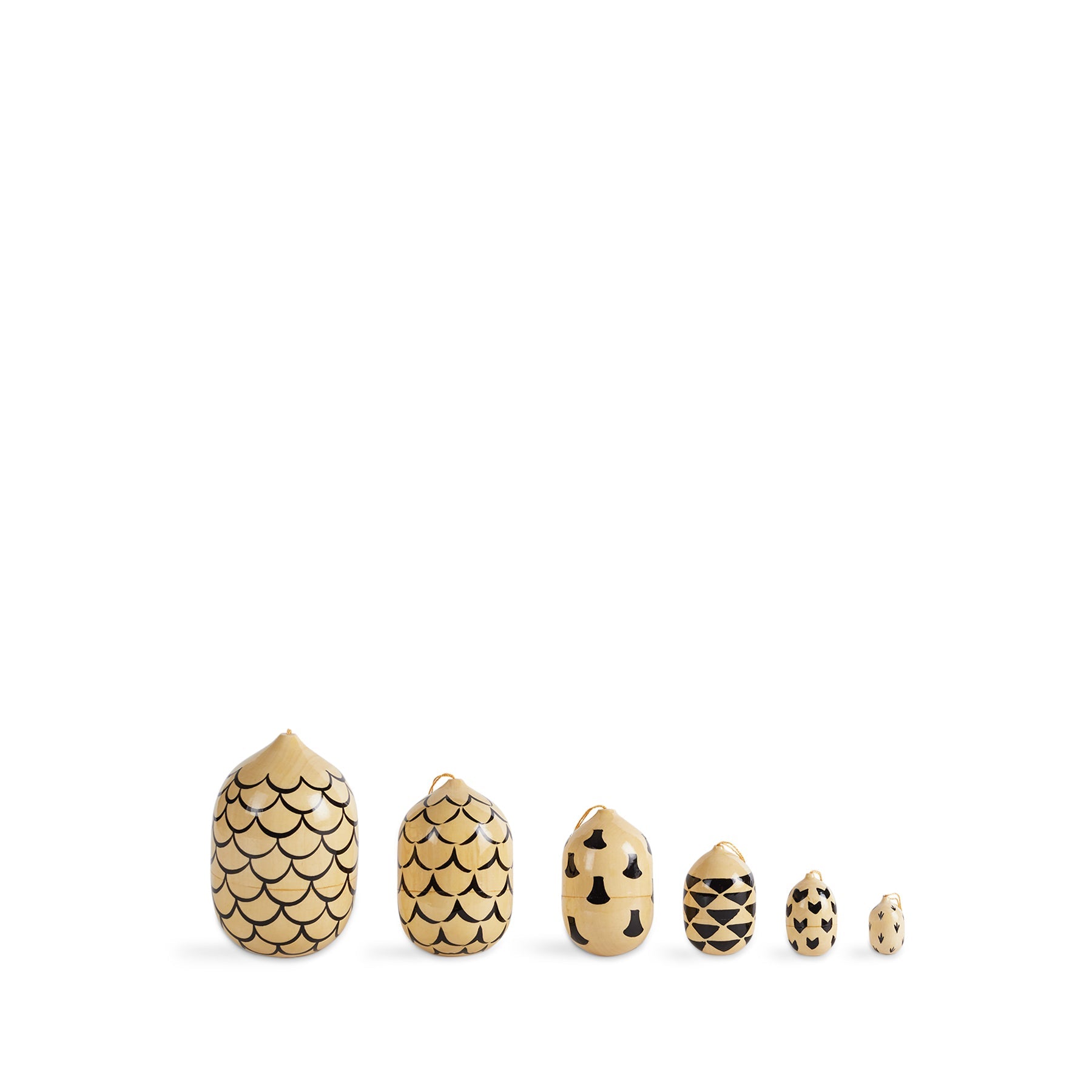 Kapy Cone Matroyshka Black