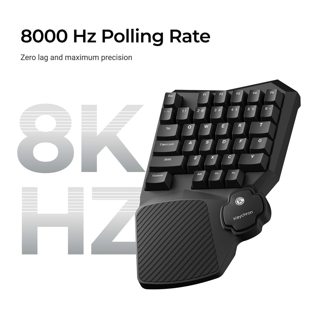 Keychron C0 HE One Handed Magnetic Switch Gaming Keyboard