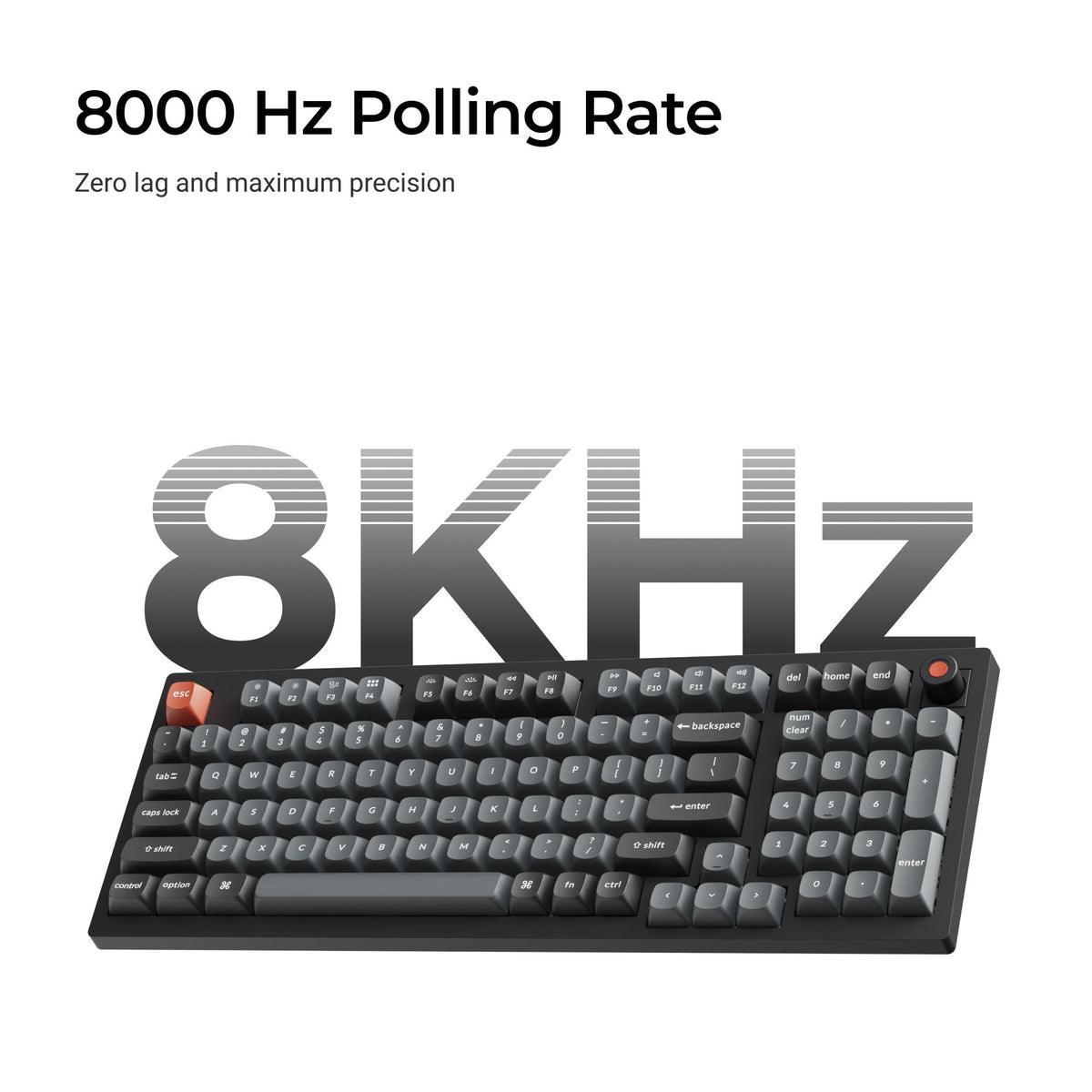 Keychron V5 8K QMK Wired Custom Mechanical Keyboard