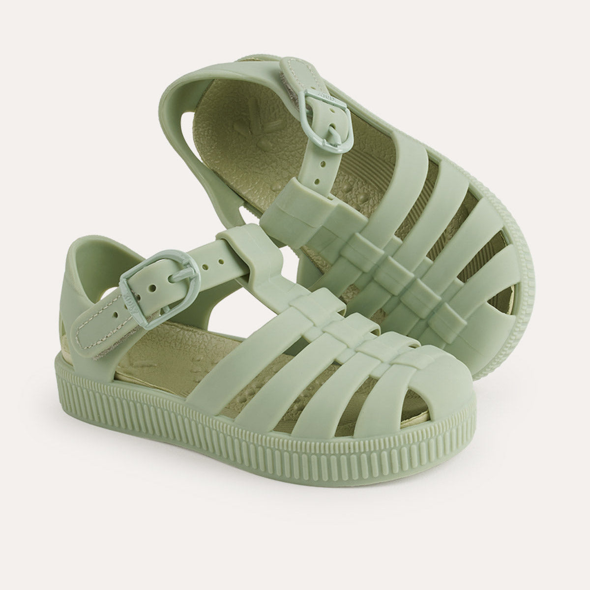 KIDLY by MORI Jelly Sandals - Matcha