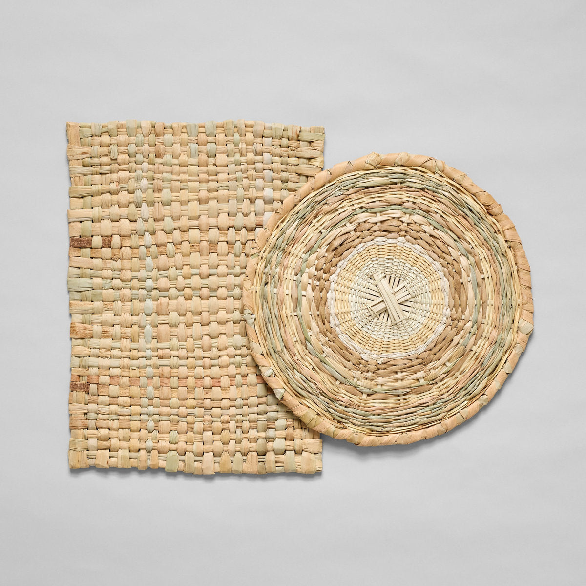 Set of Four Woven Mixed Fibers Placemats