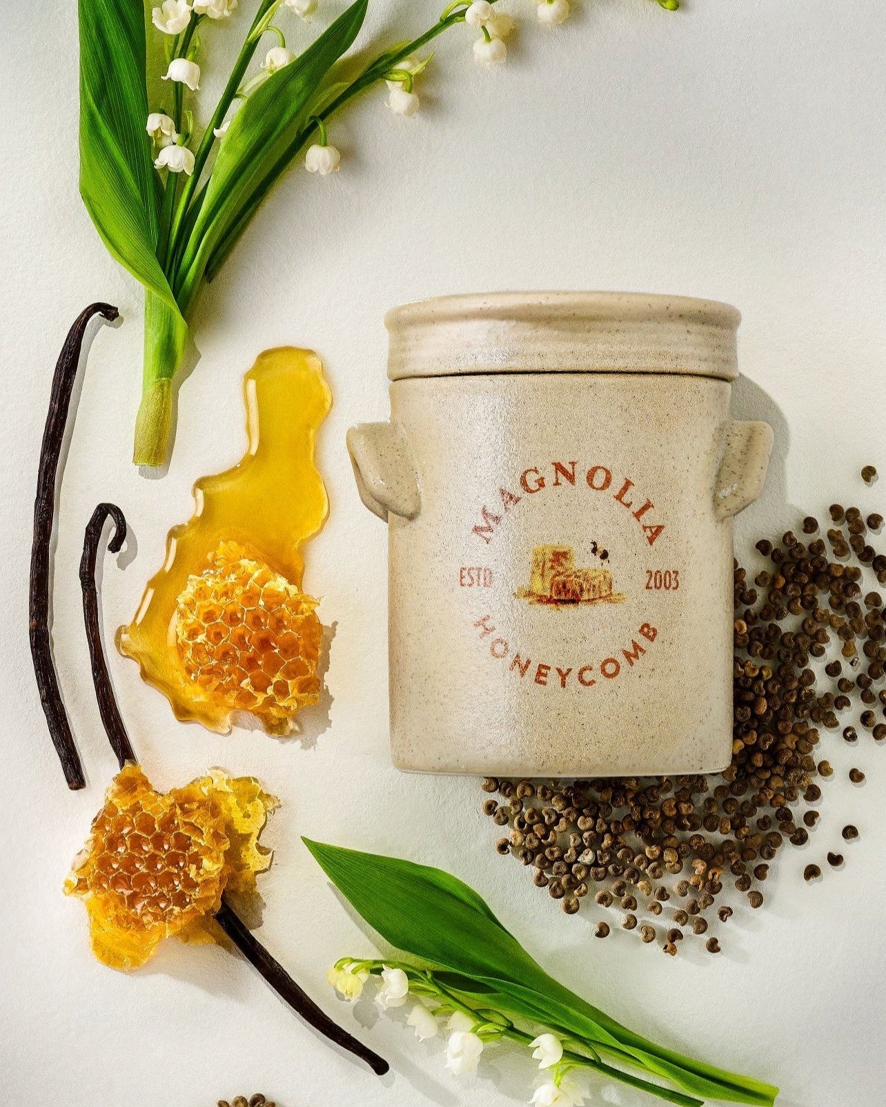 Magnolia Honeycomb Candle