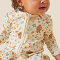 The Gruffalo Woodland Zip-Up Sleepsuit & Book Set