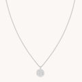 Leo Zodiac Pendant Necklace in Silver