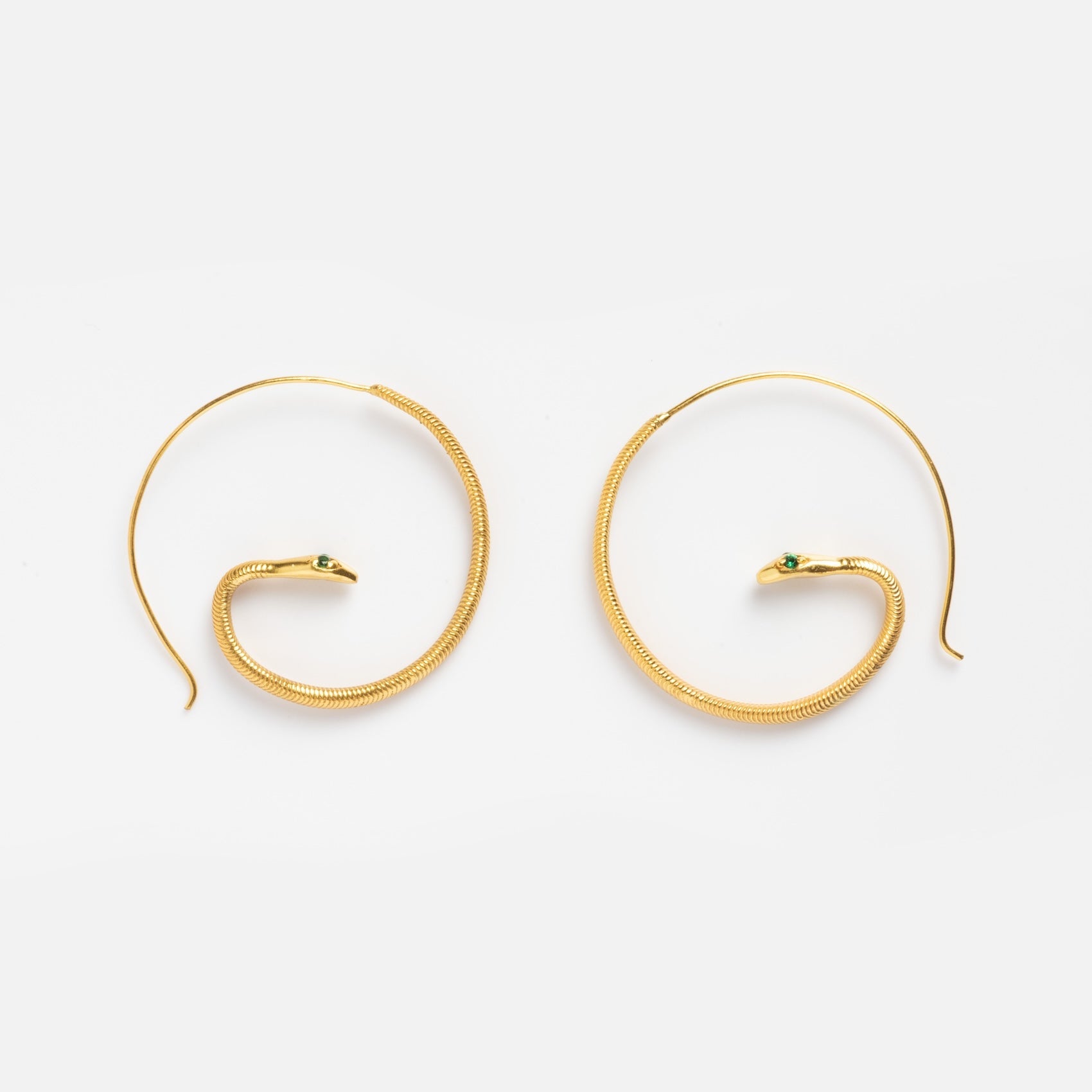 Mini Snake Hoop Earrings
