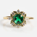 Green Gardens Vintage Inspired Ring