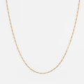 Solid Gold Figaro Chain