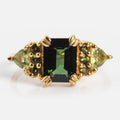 Green with Envy Topaz and Peridot Regal Ring