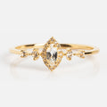 White Topaz Harlow Ring