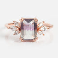 Rose Gold Fluorite Topaz Hazy Dream Ring Last Chance Sizes