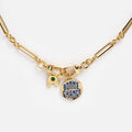 Liam Watch Chain Charm Holder Necklace