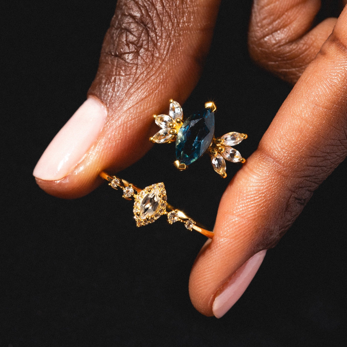 Gemstone Firefly Ring