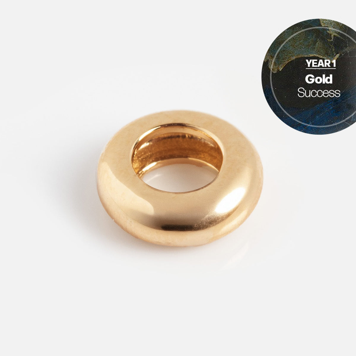 Solid Gold Anniversaire Charm