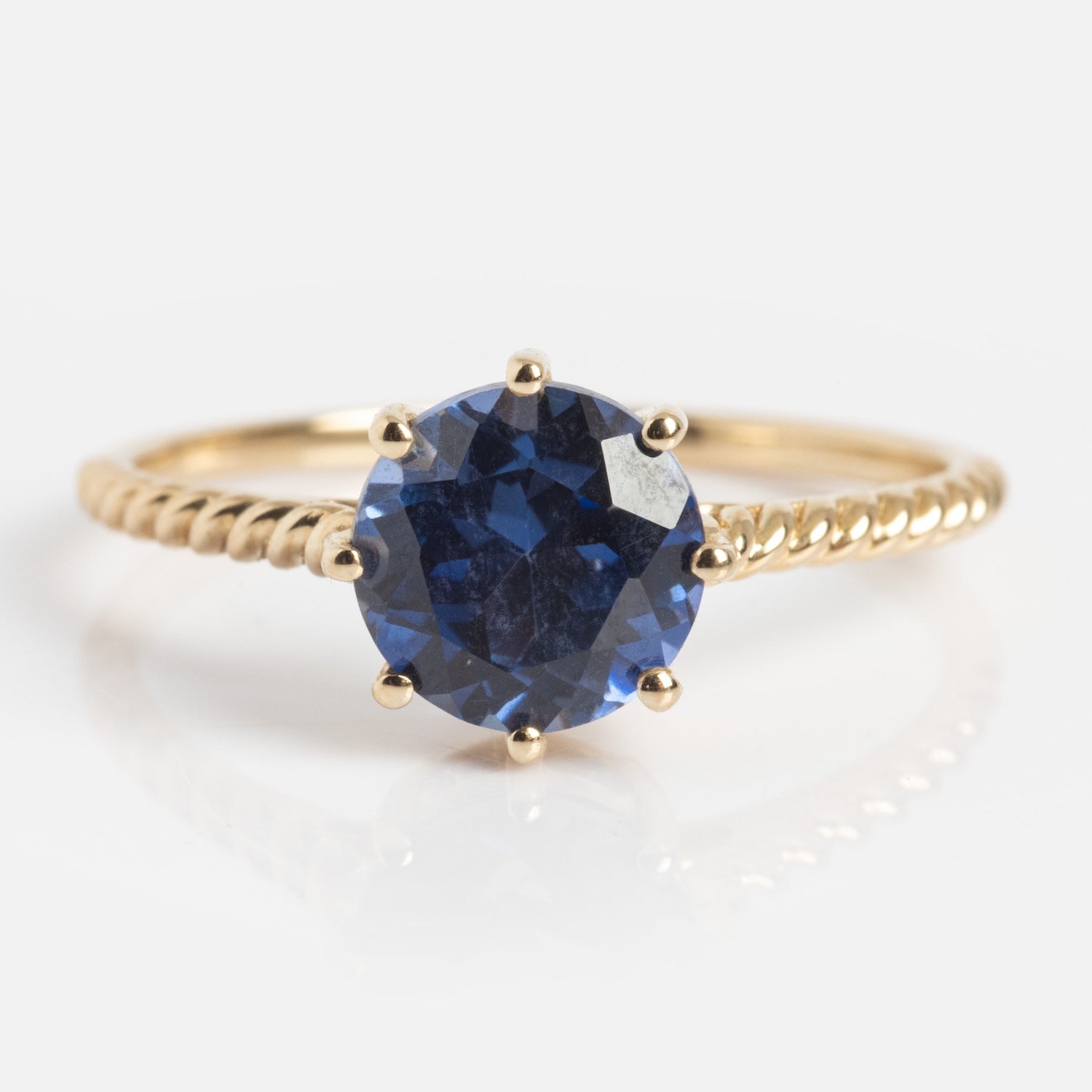 Solid Gold 2025 December Capsule Classic Tanzanite Statement Ring