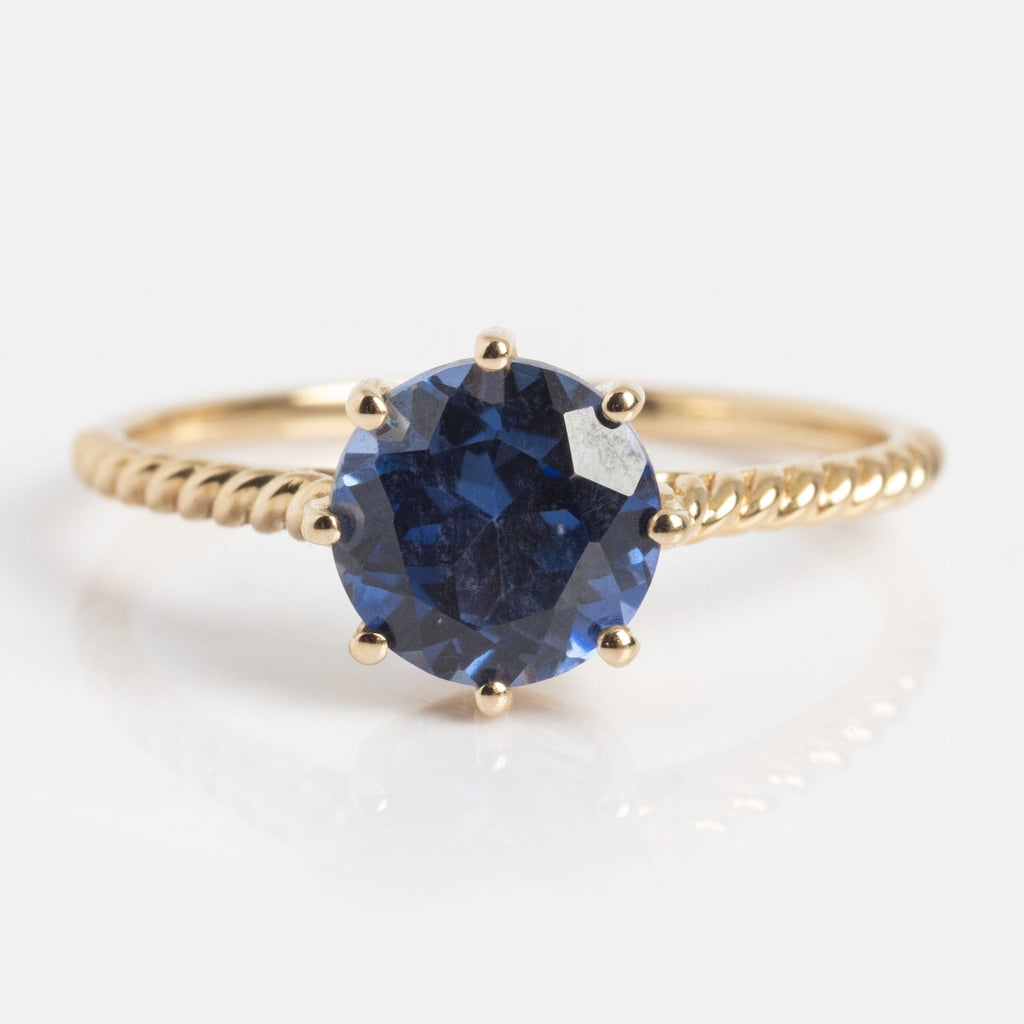 Solid Gold 2025 December Capsule Classic Tanzanite Statement Ring