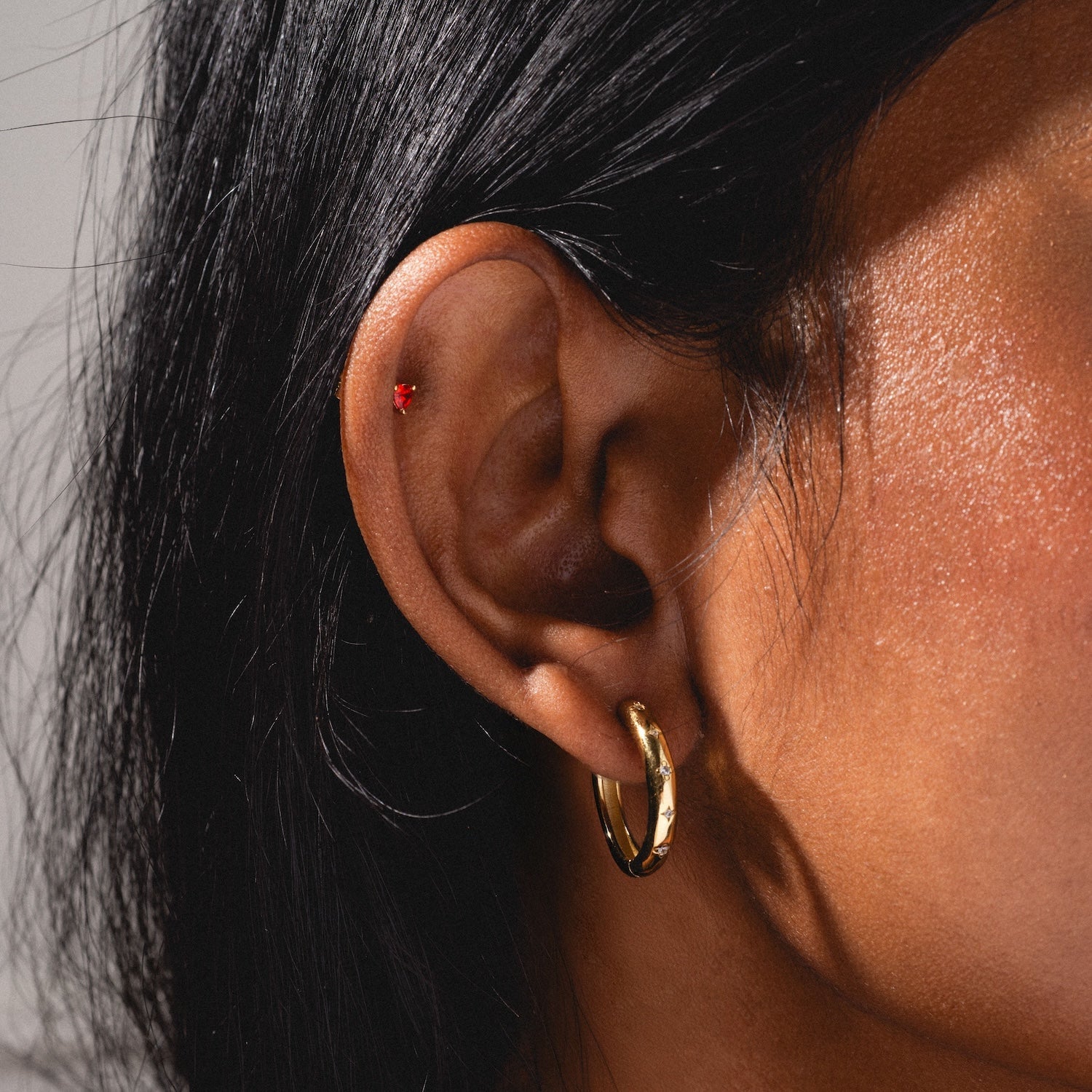 Bold Birthstone Earring Set