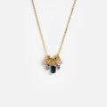 Shades of You Ombre Birthstone Charm Necklace