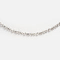 Pear Diamond Tennis Necklace