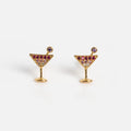 Martini Glass Studs