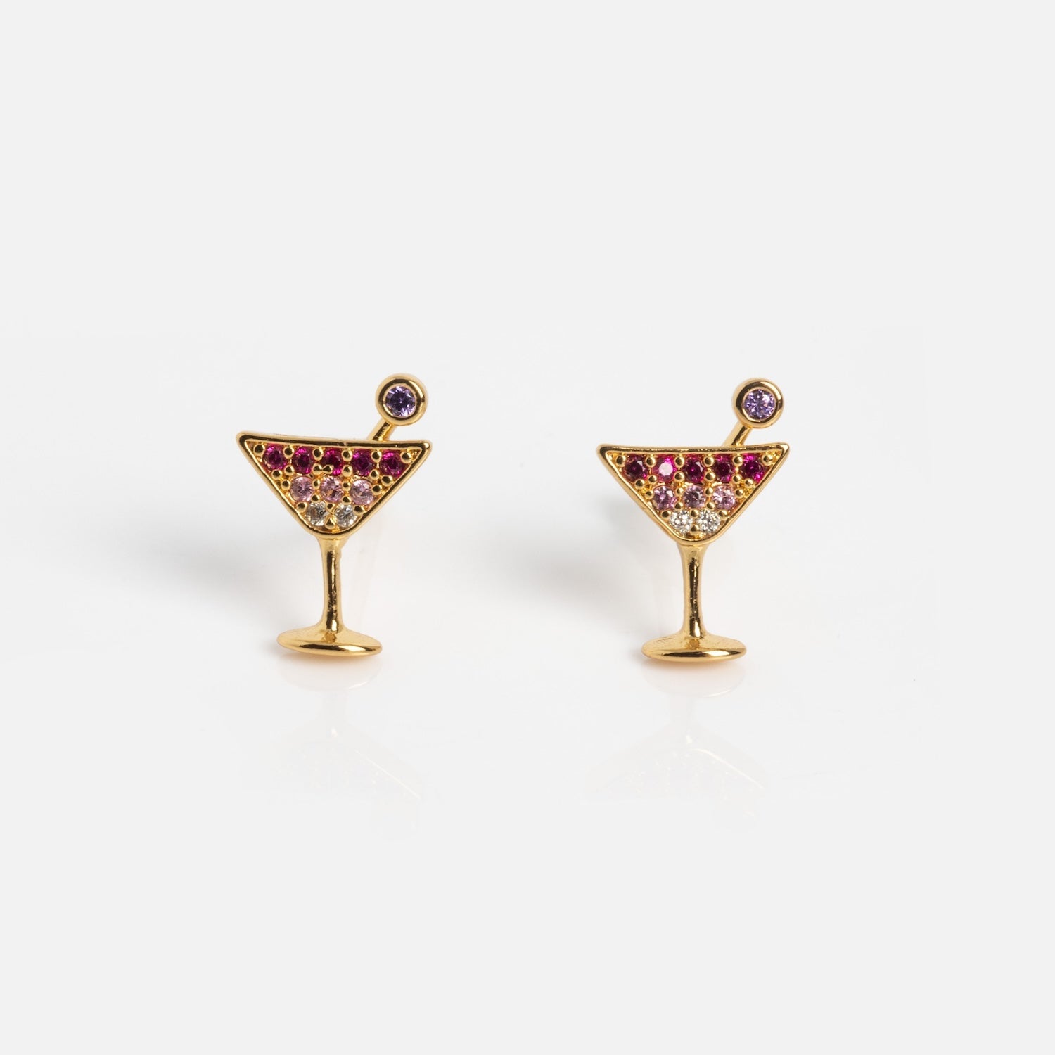 Martini Glass Studs