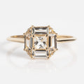 14k Vintage Inspired Art Deco Engagement Ring