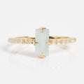 2026 March Capsule Delicate Aquamarine Solitaire Ring