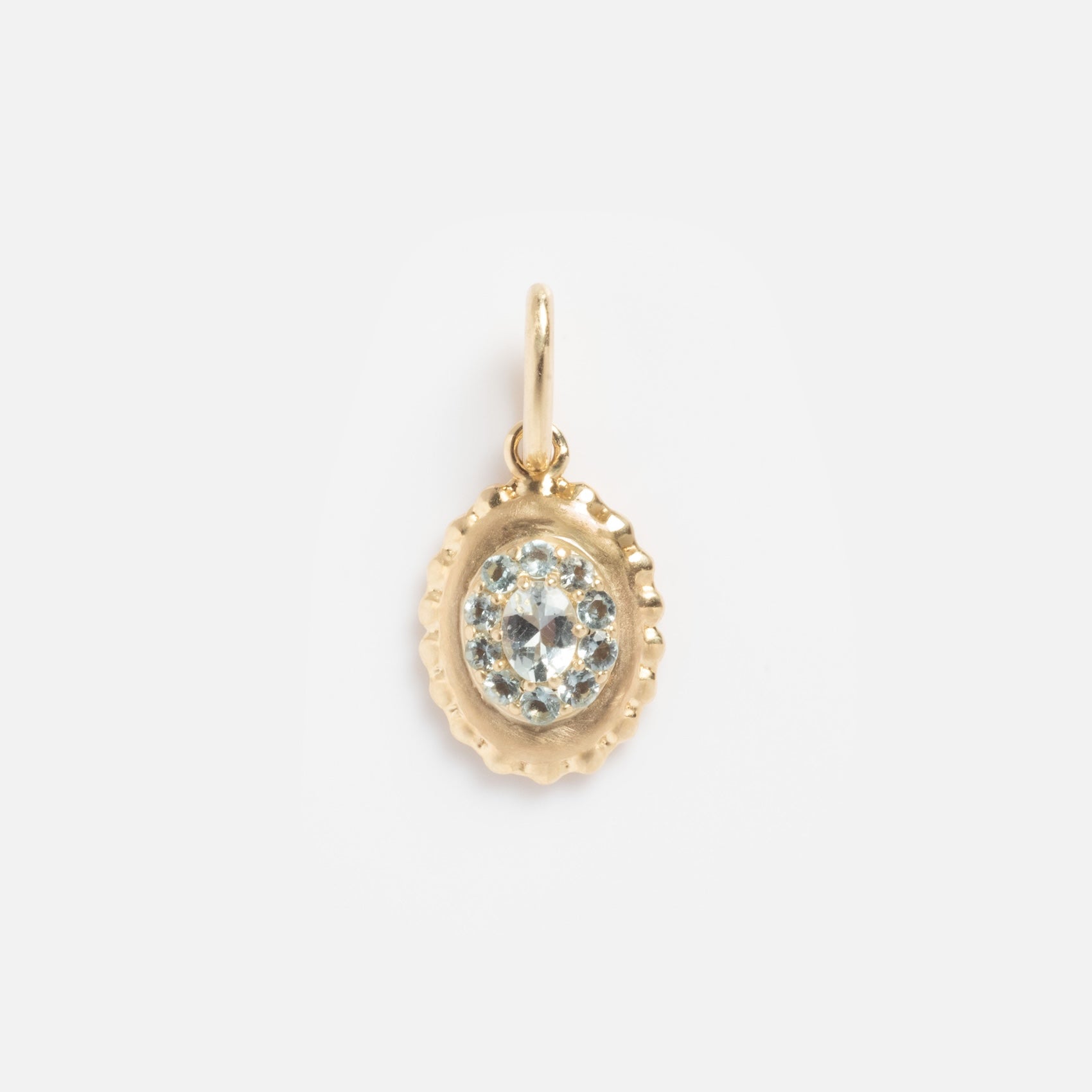 Solid Gold 2026 March Capsule Vintage Inspired Aquamarine Charm