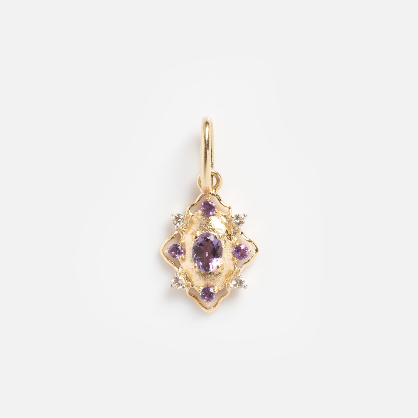 Solid Gold 2026 February Capsule Vintage Inspired Amethyst Charm