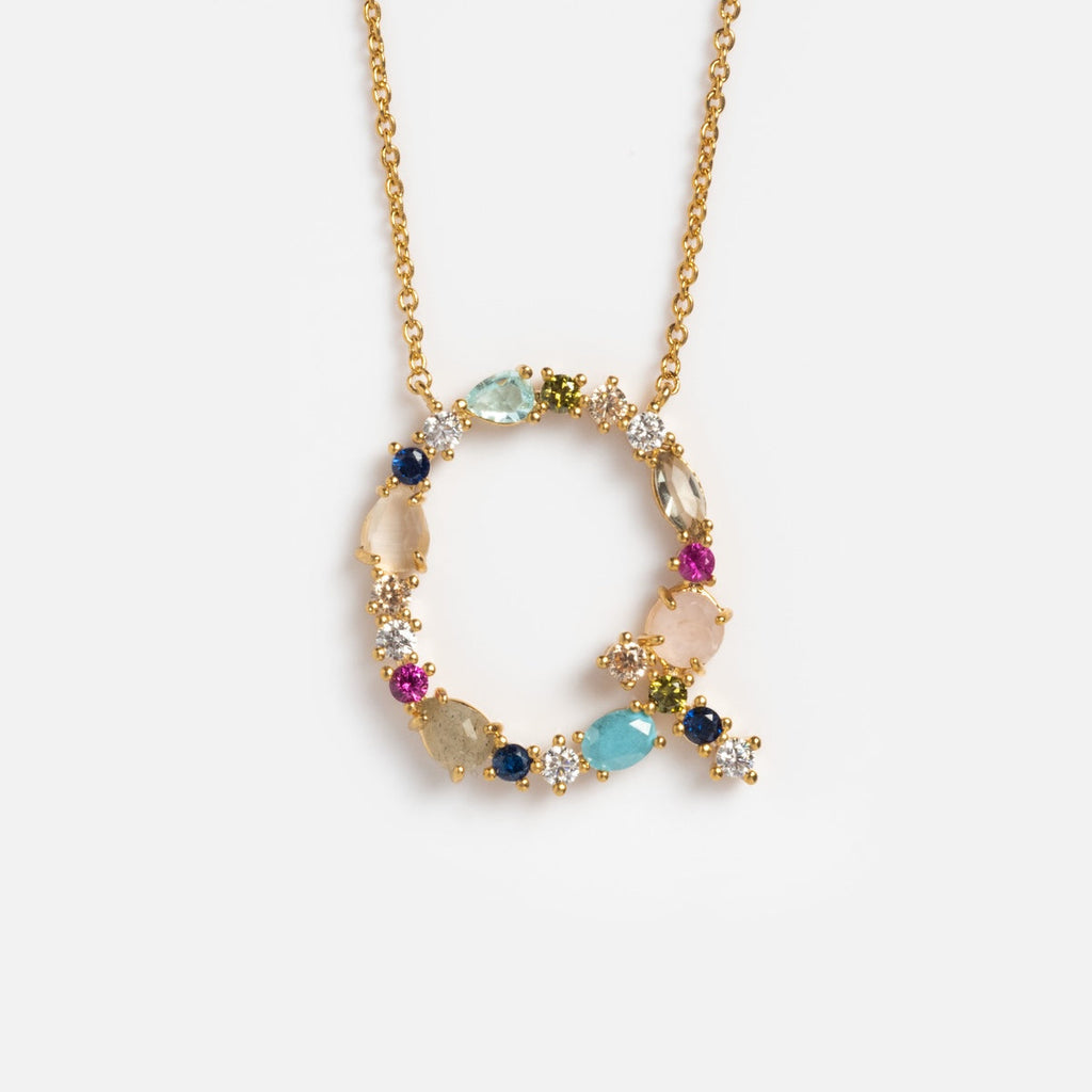 Colorful Monogram Pendant Last Chance Letters