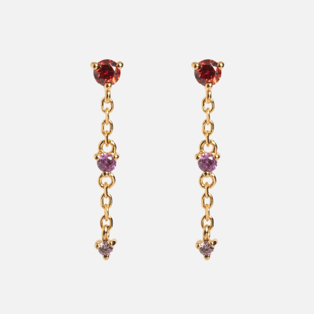 Celebration Ombre Birthstone Drop Studs