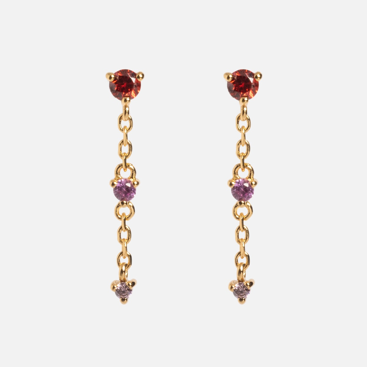 Celebration Ombre Birthstone Drop Studs