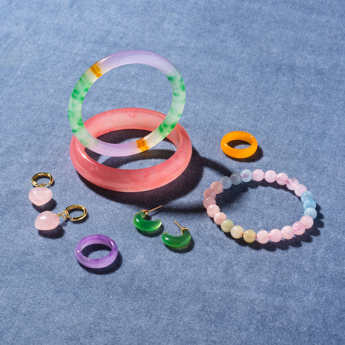 Pink Quartzite Bangle