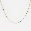 Solid Gold Italian Sparkle Link Chain