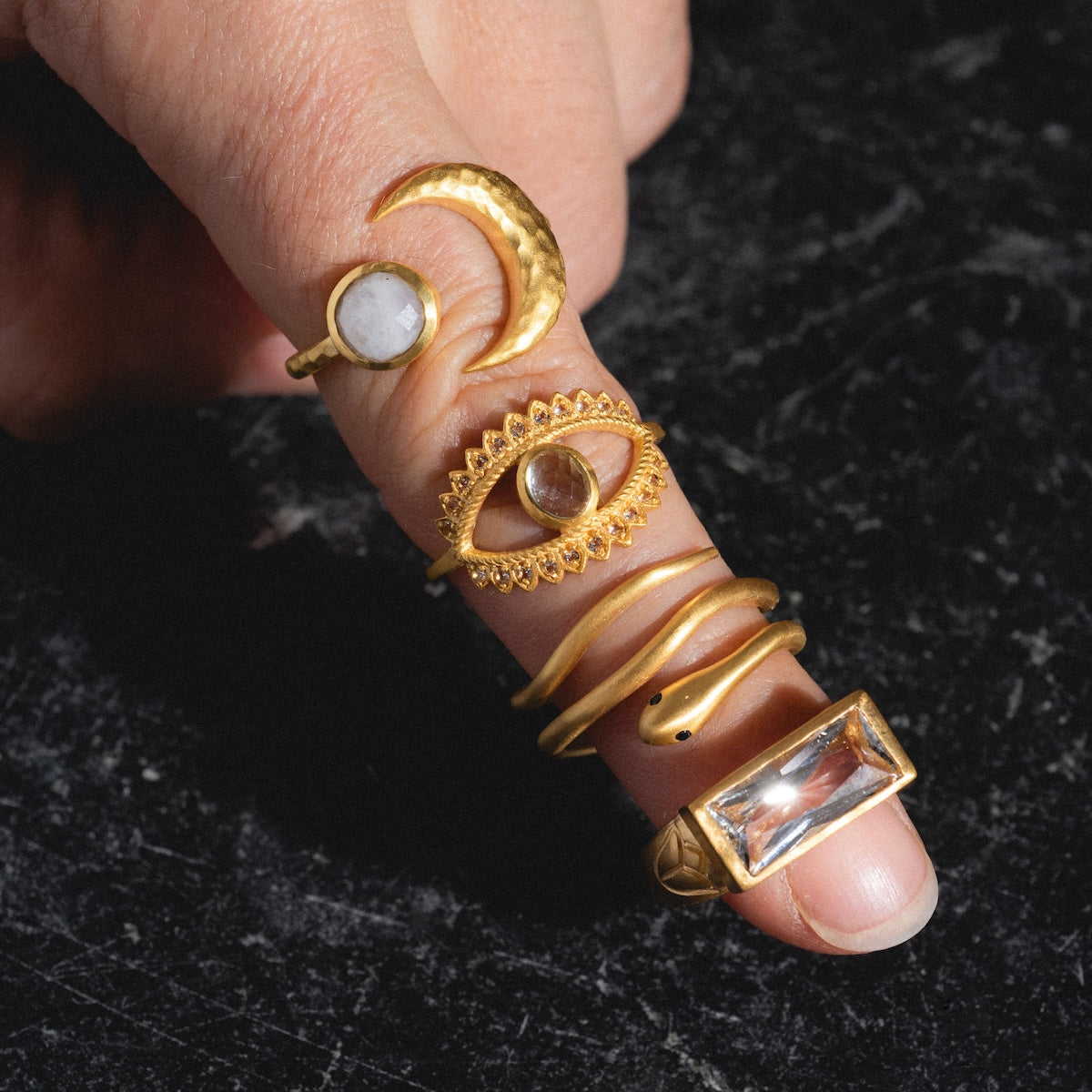 Eternal Radiance White Topaz Ring