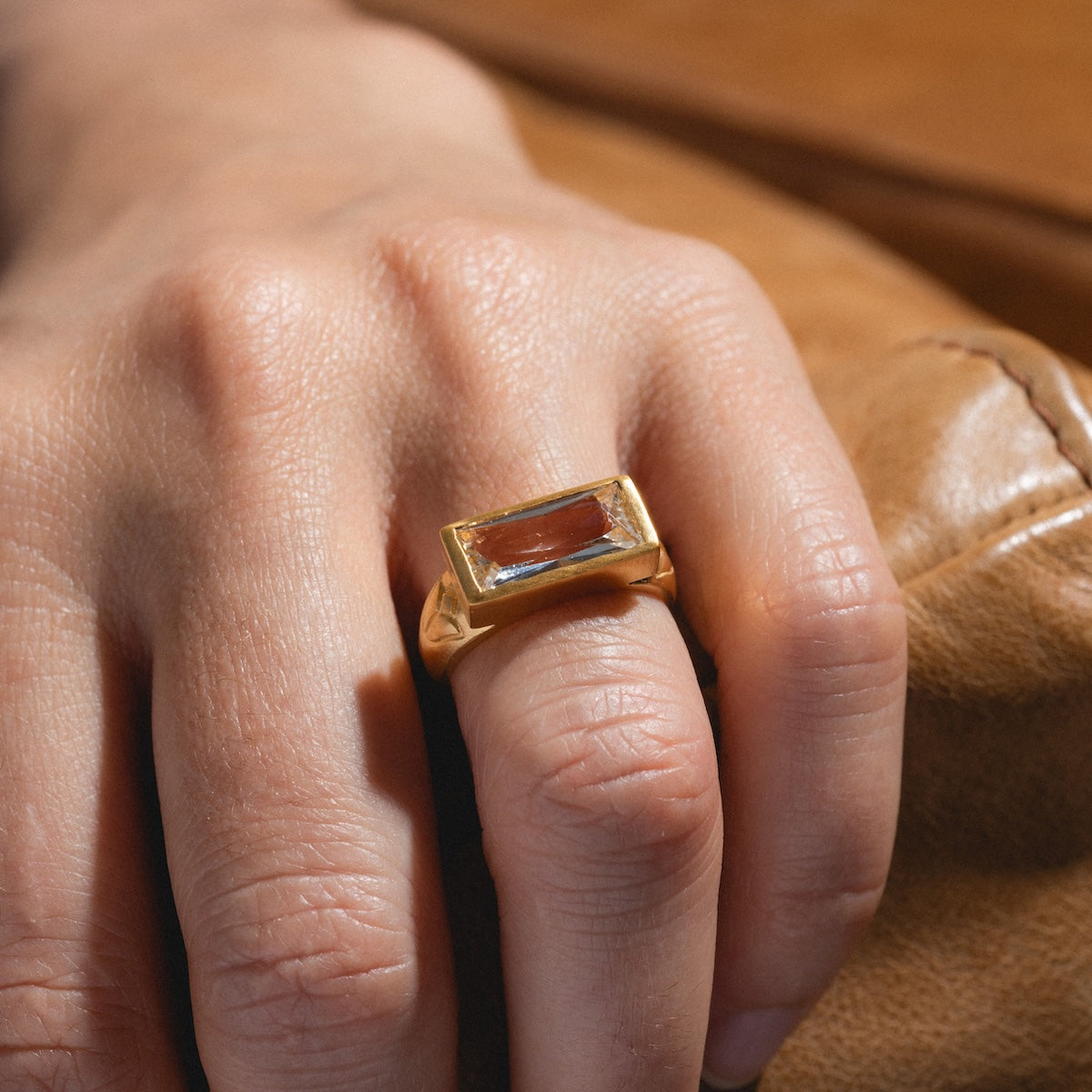 Eternal Radiance White Topaz Ring