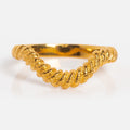 Curved Rope Ring
