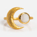 Moon Open Ring