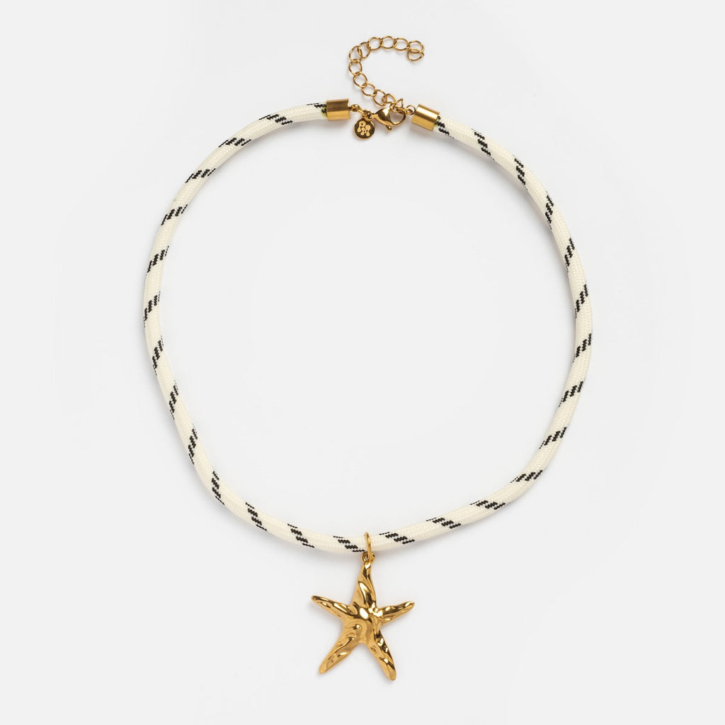 Starfish Charm Paracord Necklace