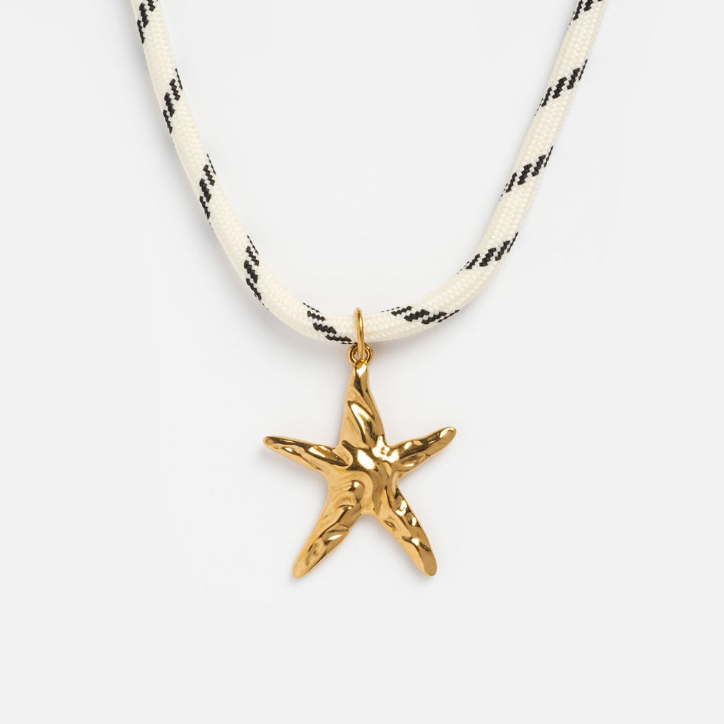 Starfish Charm Paracord Necklace