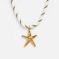Starfish Charm Paracord Necklace