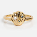 Perfect Pearl Shell Ring