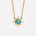 Gemstone Starburst Necklace